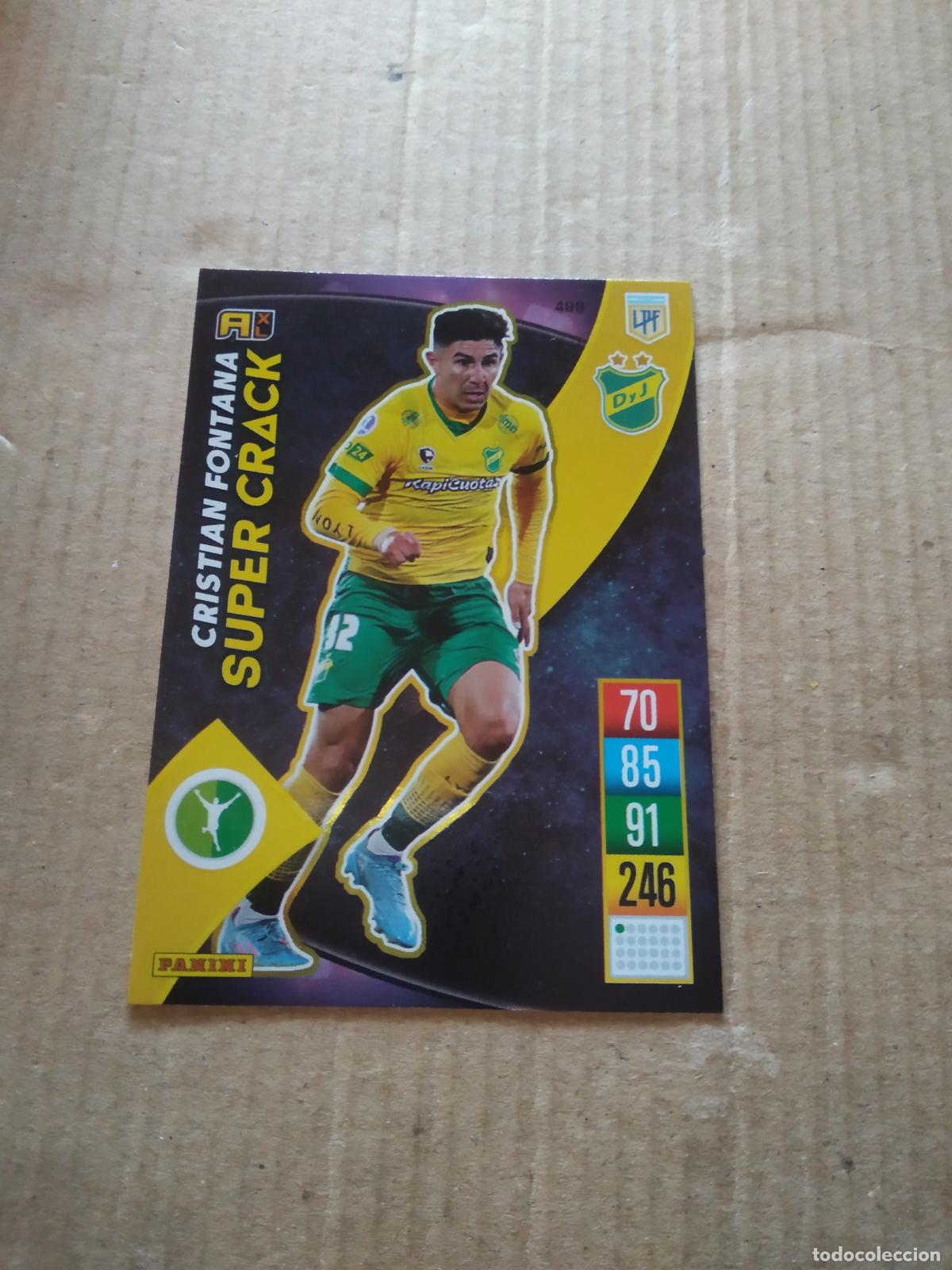 Cromos de F&uacute;tbol: 496 CRISTIAN FONTANA DEFENSA CROMO FUTBOL ARGENTINO PANINI LIGA ARGENTINA 2021-2022 ADRENALYN