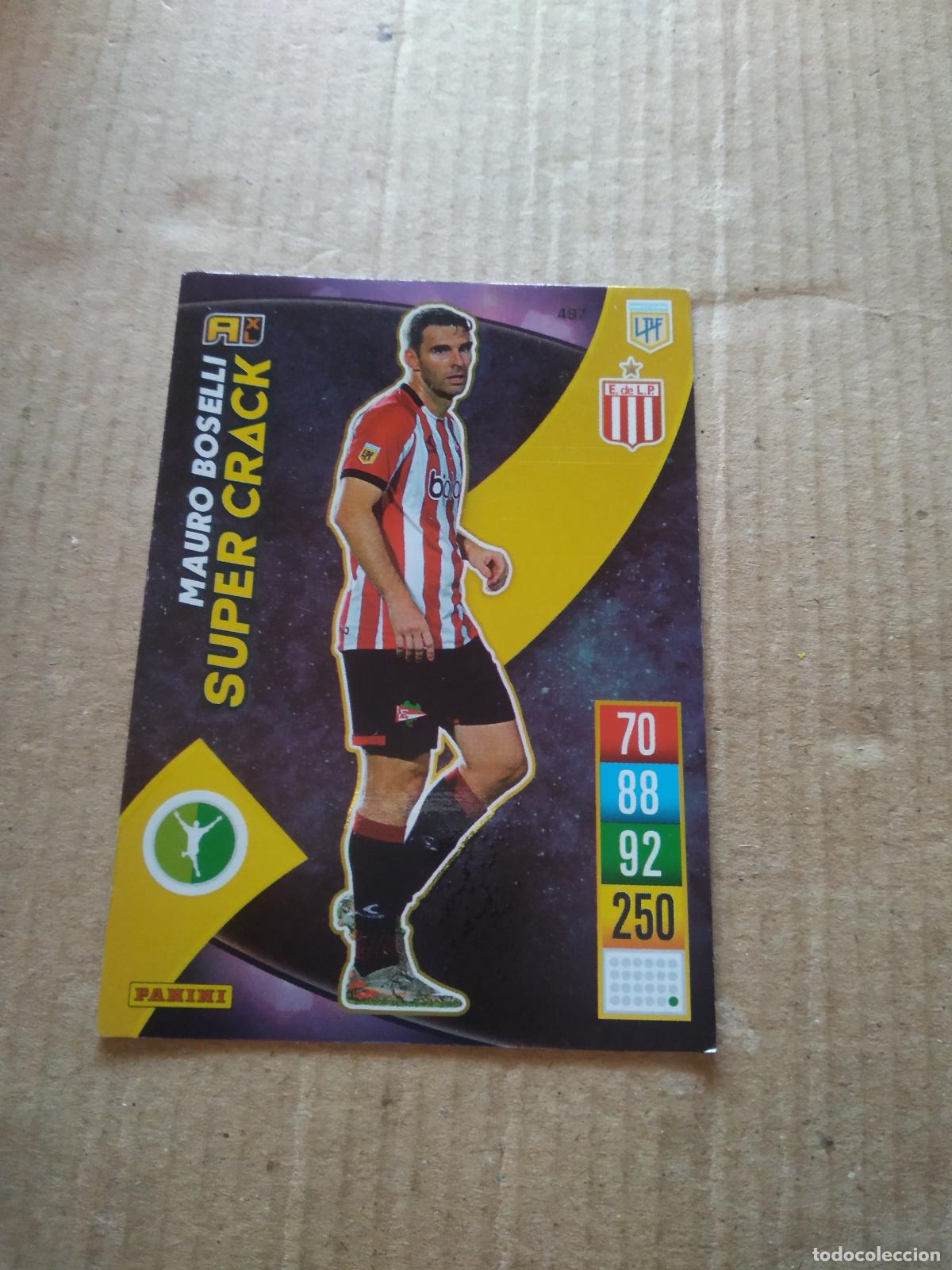 Cromos de F&uacute;tbol: 497 MAURO BOSELLI ESTUDIANTES CROMO FUTBOL ARGENTINO PANINI LIGA ARGENTINA 2021-2022 ADRENALYN