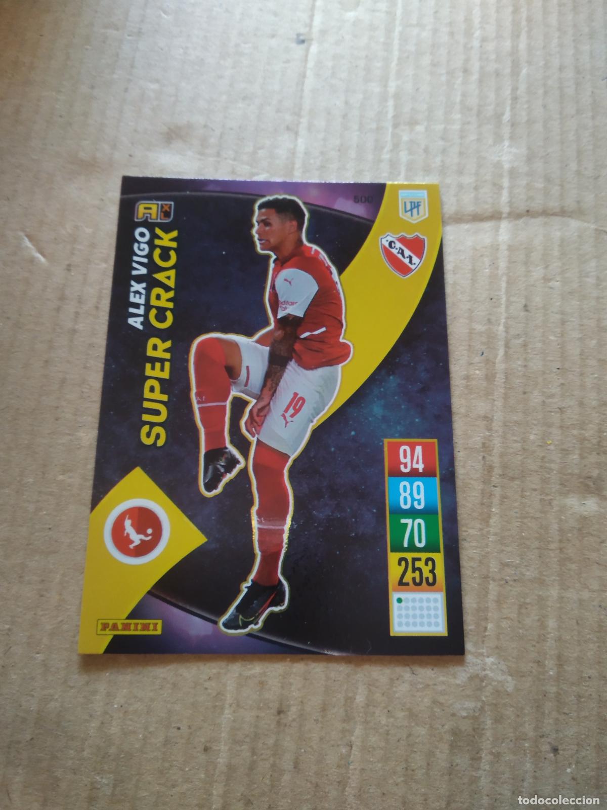 Cromos de F&uacute;tbol: 500 ALEX VIGO INDEPENDIENTE CROMO FUTBOL ARGENTINO PANINI LIGA ARGENTINA 2021-2022 ADRENALYN