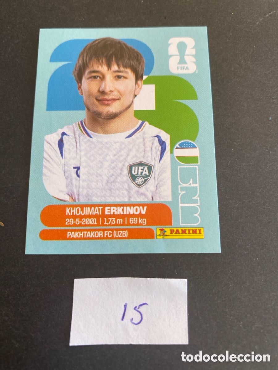 Cromos de F&uacute;tbol: Cromo Uzbekist&aacute;n Mundial 2026 N* 15 nuevo