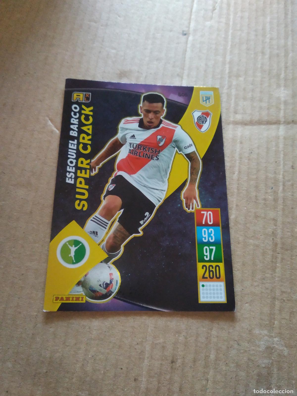 Cromos de F&uacute;tbol: 505 ESEQUIEL BARCO RIVER PLATE CROMO FUTBOL ARGENTINO PANINI LIGA ARGENTINA 2021-2022 ADRENALYN