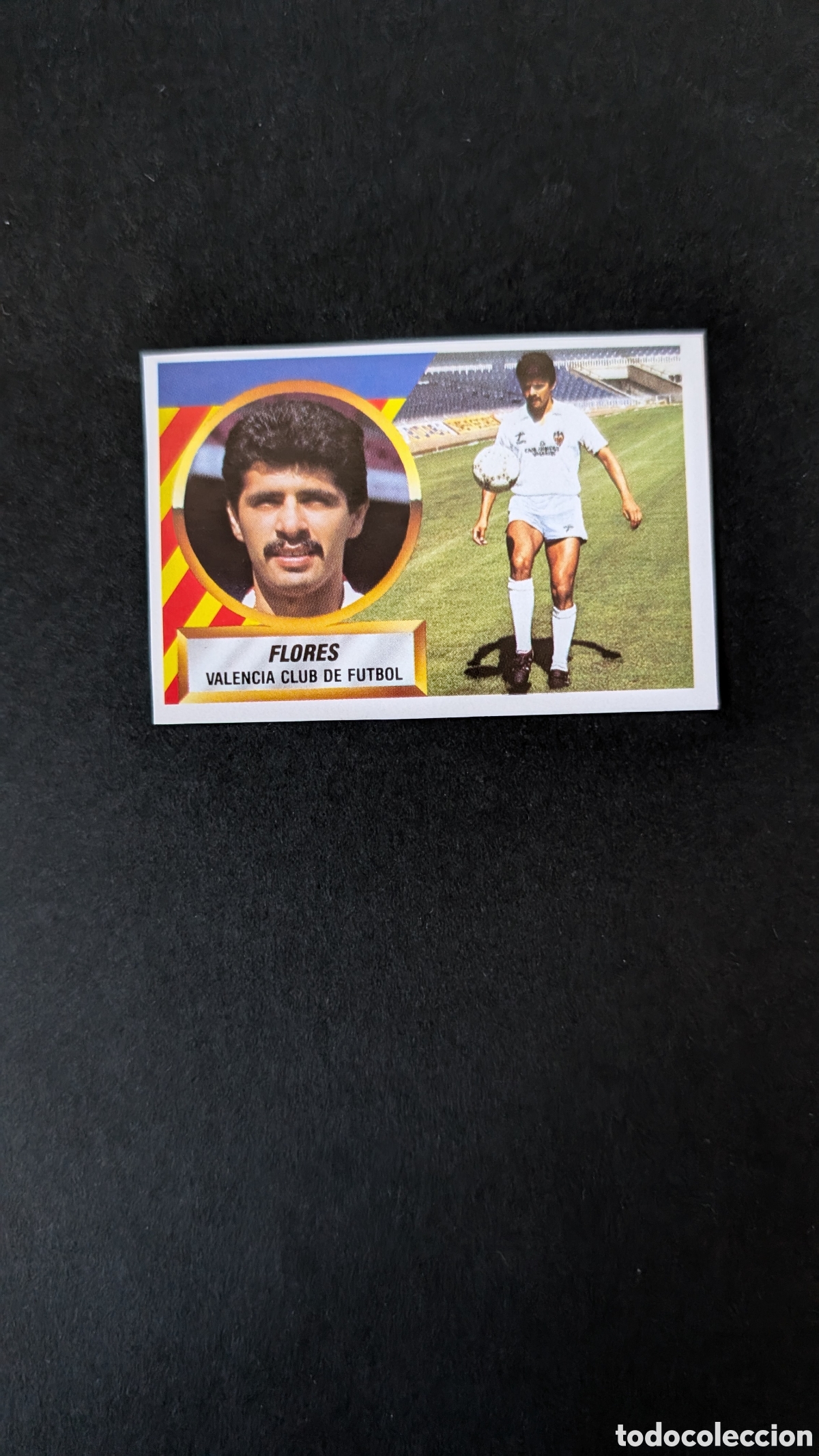 Cartes &agrave; collectionner de Football: FLORES VALENCIA FICHAJE 8 LIGA ESTE 1988/89 88 89 RECORTADO RECUPERADO