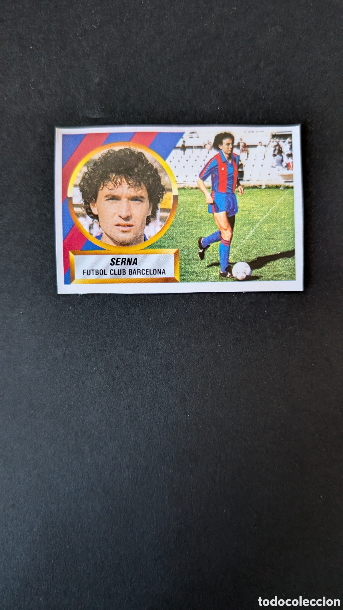 Cartes &agrave; collectionner de Football: SERNA BARCELONA FICHAJE 10 LIGA ESTE 1988/89 88 89 RECORTADO RECUPERADO