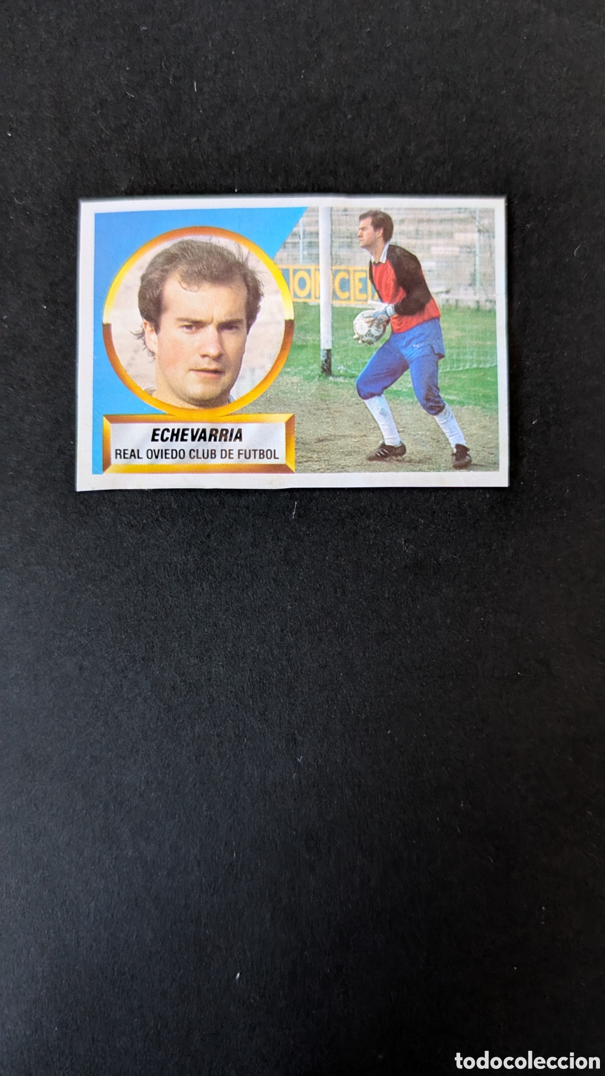 Cartes &agrave; collectionner de Football: ECHEVARRIA OVIEDO FICHAJE 18 LIGA ESTE 1988/89 88 89 RECORTADO RECUPERADO