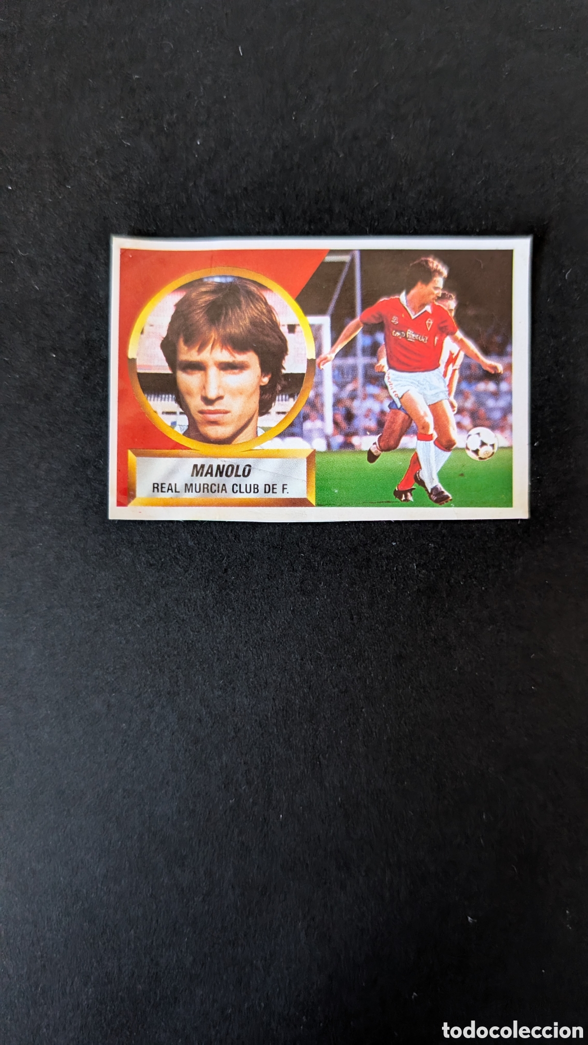 Cromos de F&uacute;tbol: MANOLO MURCIA FICHAJE 21 LIGA ESTE 1988/89 88 89 RECORTADO RECUPERADO