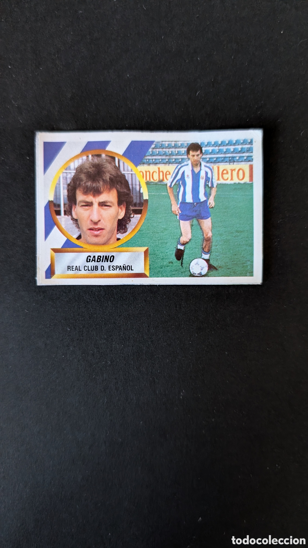 Cromos de F&uacute;tbol: GABINO ESPA&Ntilde;OL FICHAJE 23 LIGA ESTE 1988/89 88 89 RECORTADO RECUPERADO