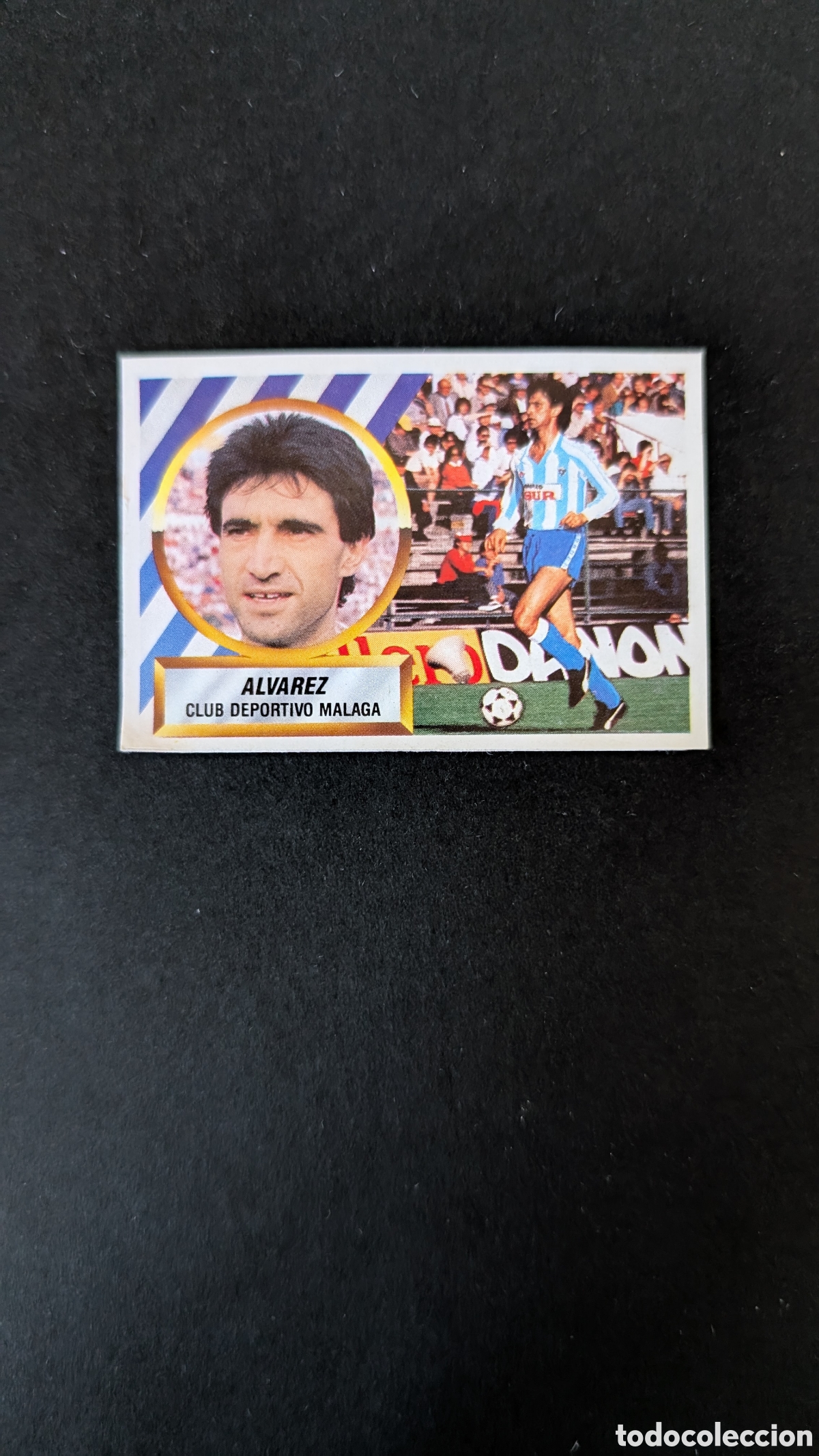 Cromos de F&uacute;tbol: ALVAREZ MALAGA FICHAJE 24 LIGA ESTE 1988/89 88 89 RECORTADO RECUPERADO