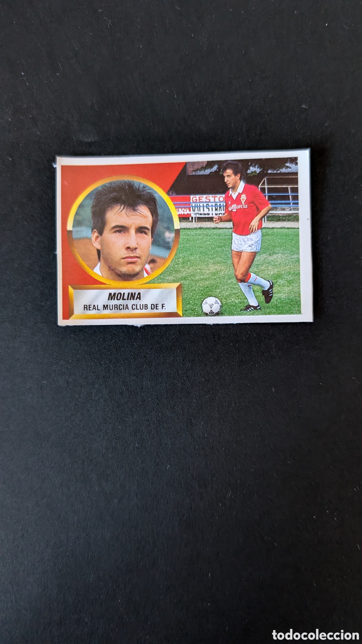 Cromos de F&uacute;tbol: MOLINA MURCIA FICHAJE 30 LIGA ESTE 1988/89 88 89 RECORTADO RECUPERADO
