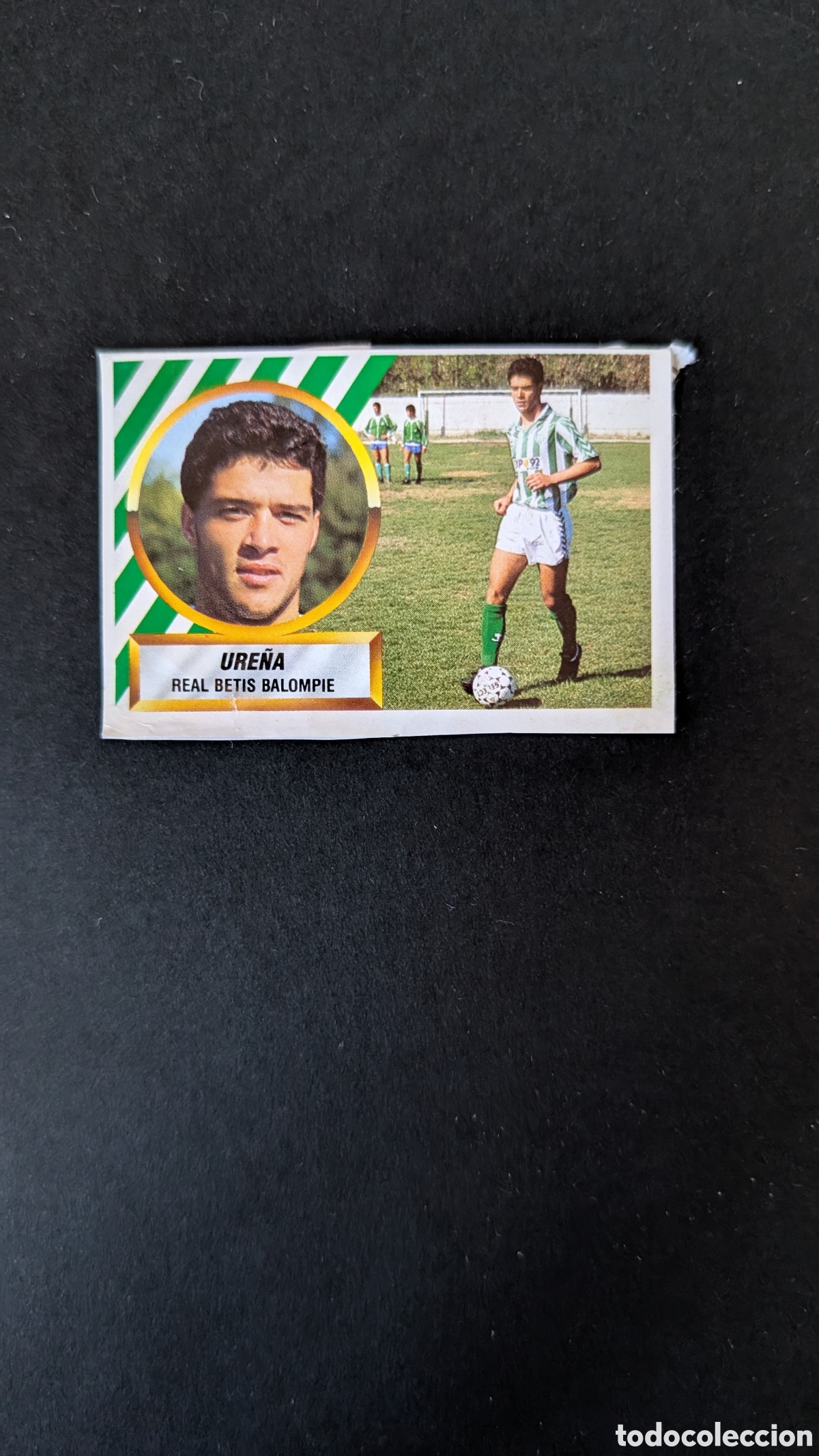 Cromos de F&uacute;tbol: URE&Ntilde;A BETIS FICHAJE 32 LIGA ESTE 1988/89 88 89 RECORTADO RECUPERADO