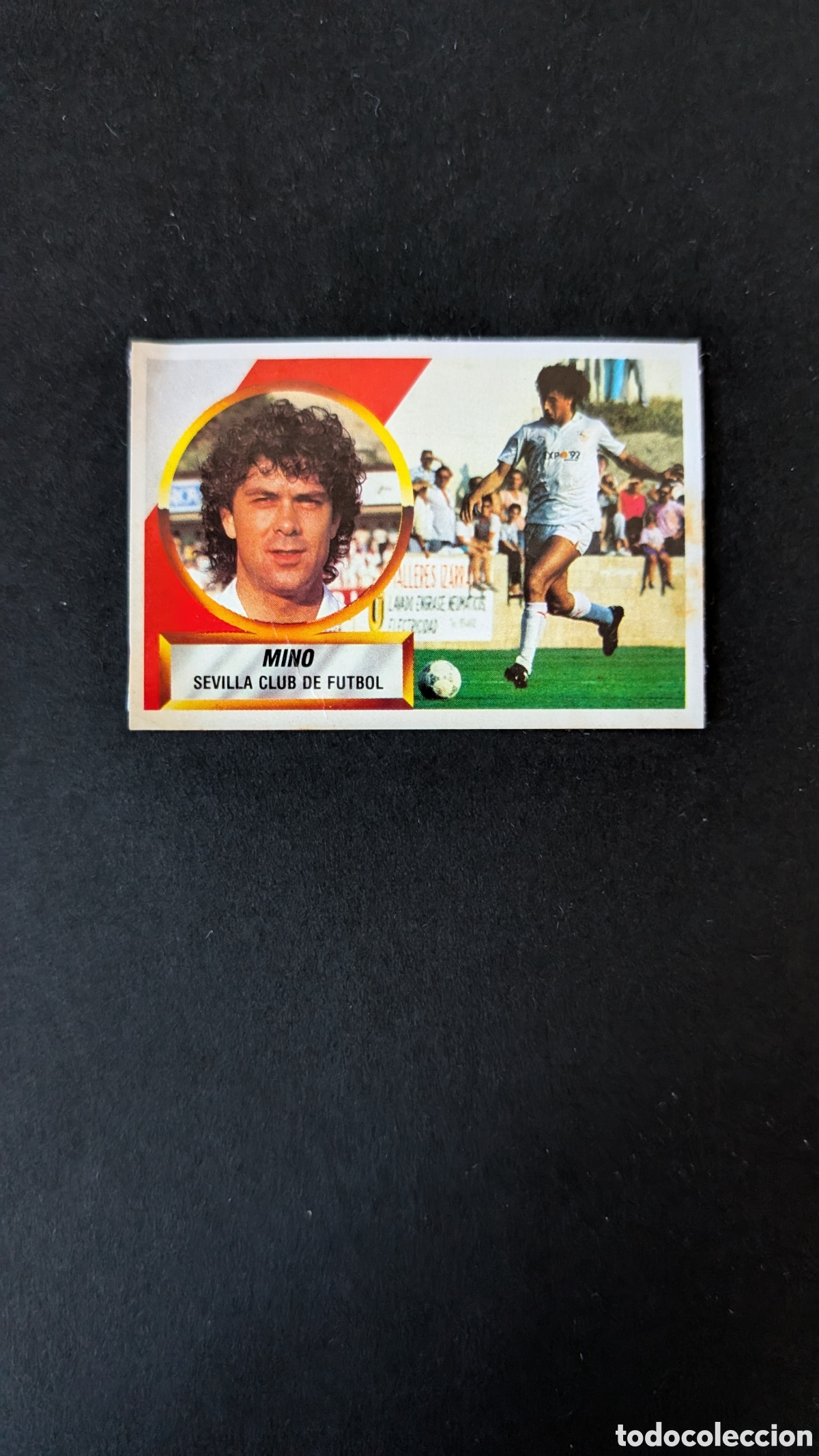 Cromos de F&uacute;tbol: MINO SEVILLA FICHAJE 34 LIGA ESTE 1988/89 88 89 RECORTADO RECUPERADO
