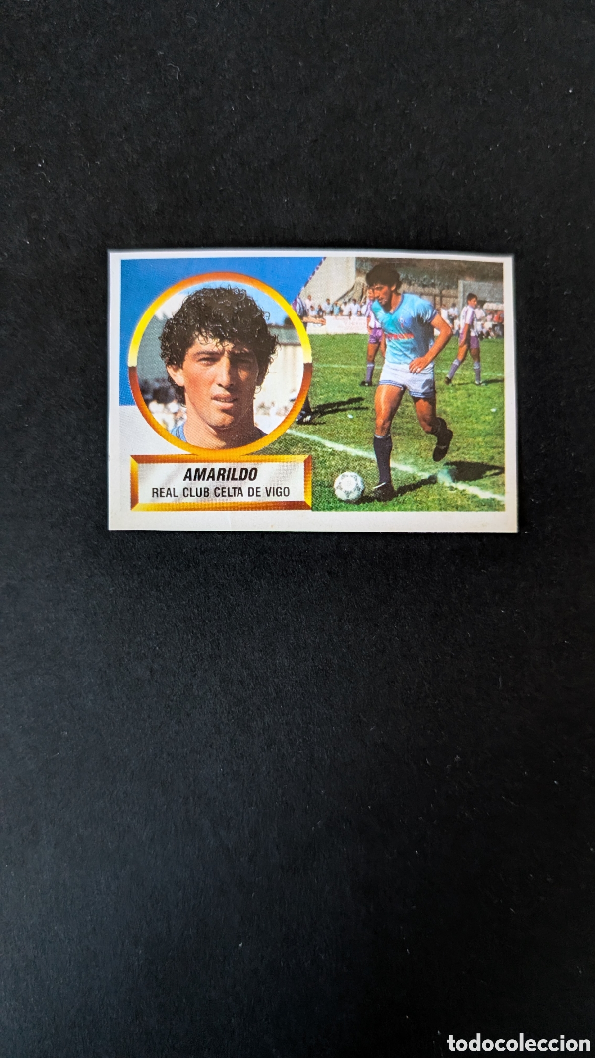 Cromos de Futebol: AMARILDO CELTA FICHAJE 36 LIGA ESTE 1988/89 88 89 RECORTADO RECUPERADO