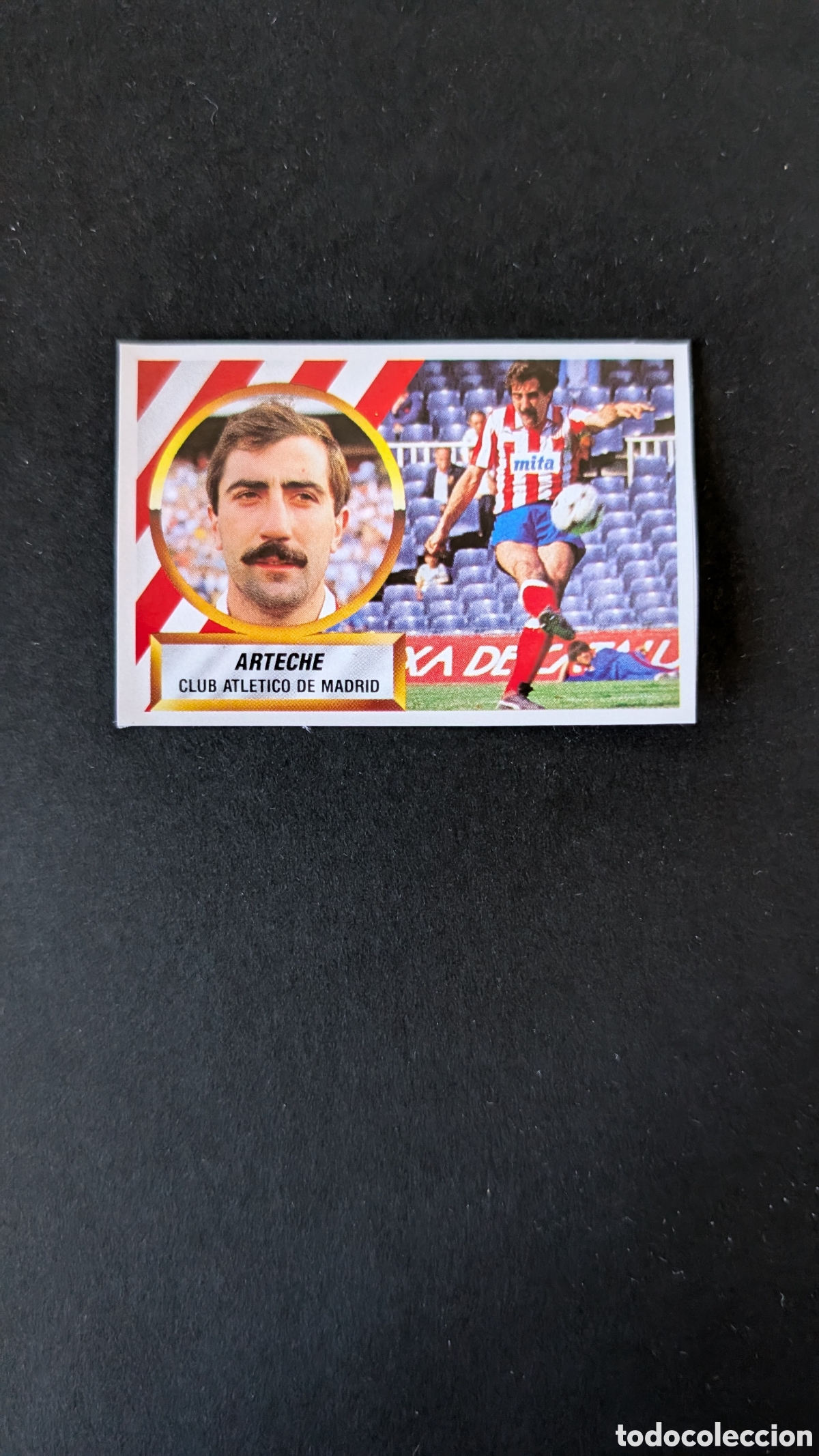 Cromos de Futebol: ARTECHE ATLETICO MADRID COLOCA LIGA ESTE 1988/89 88 89 RECORTADO RECUPERADO
