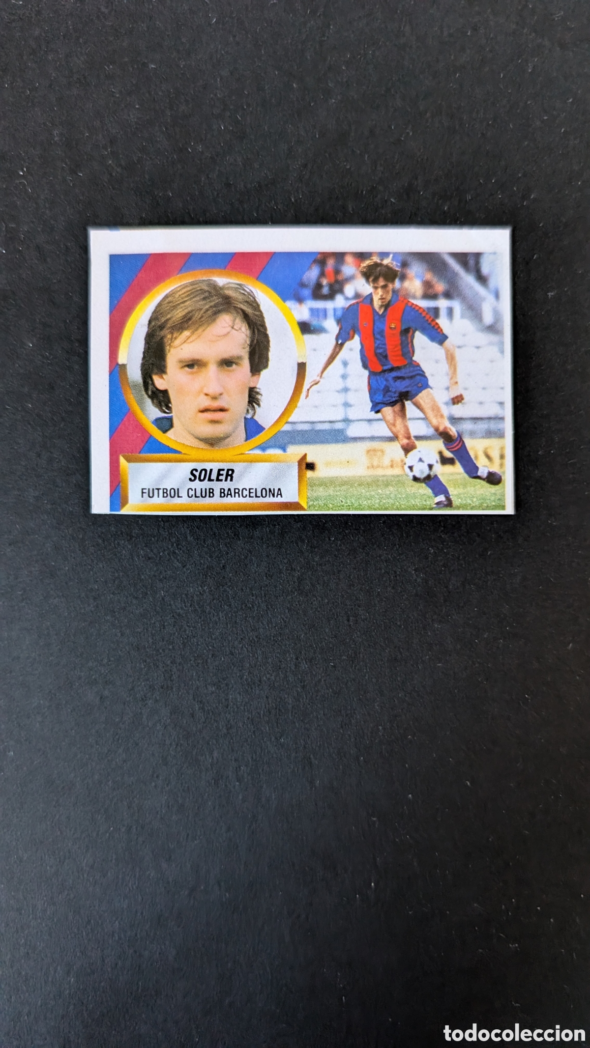 Cromos de F&uacute;tbol: SOLER BARCELONA LIGA ESTE 1988/89 88 89 RECORTADO RECUPERADO