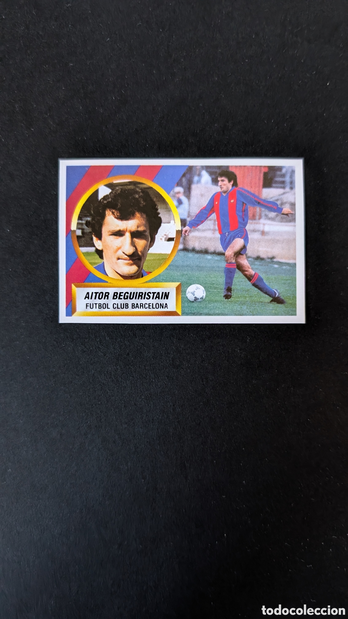 Cromos de Futebol: AITOR BEGUIRISTAIN VERSION BARCELONA LIGA ESTE 1988/89 88 89 RECORTADO RECUPERADO