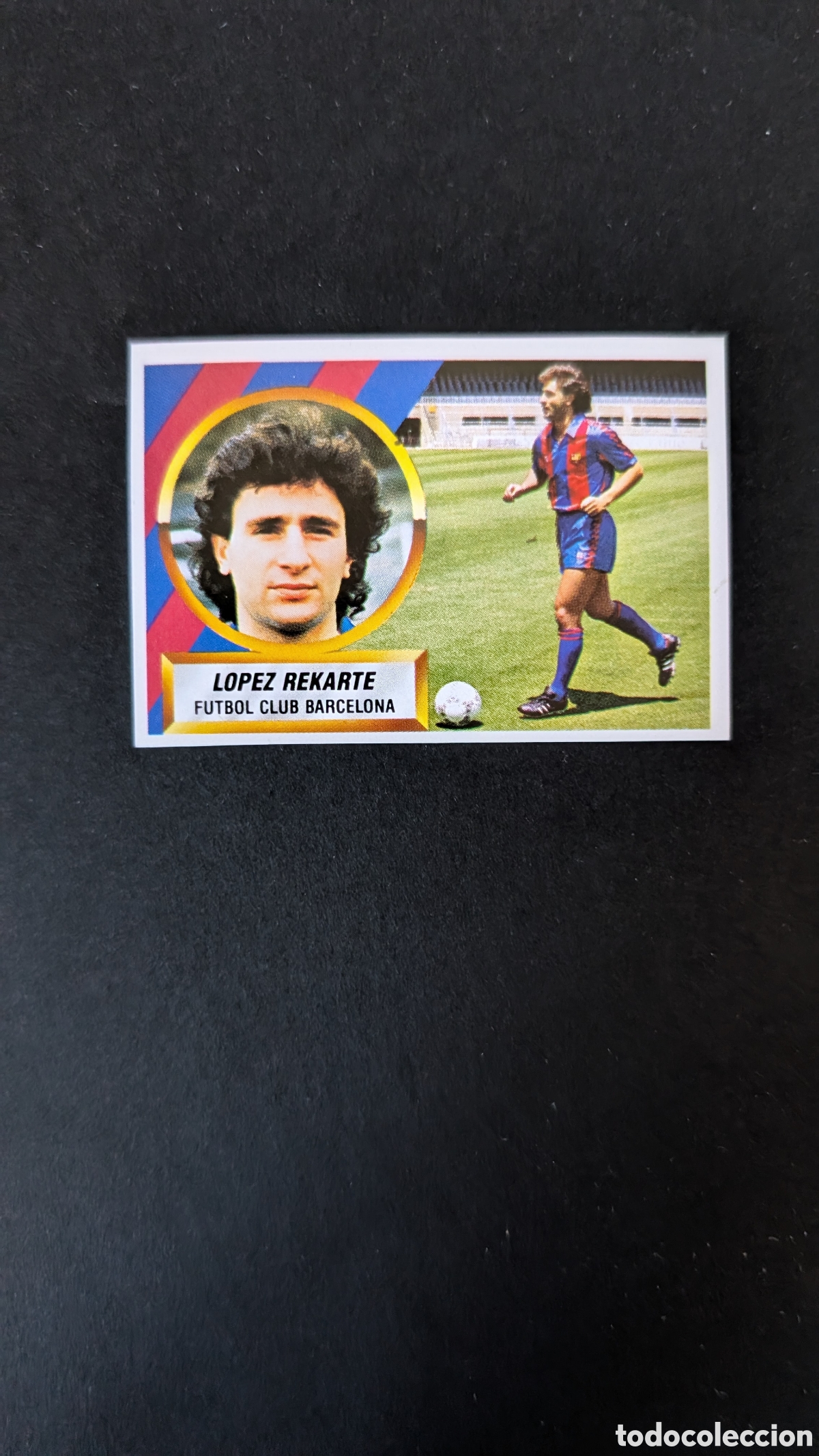 Cromos de Futebol: LOPEZ REKARTE VERSION BARCELONA LIGA ESTE 1988/89 88 89 RECORTADO RECUPERADO