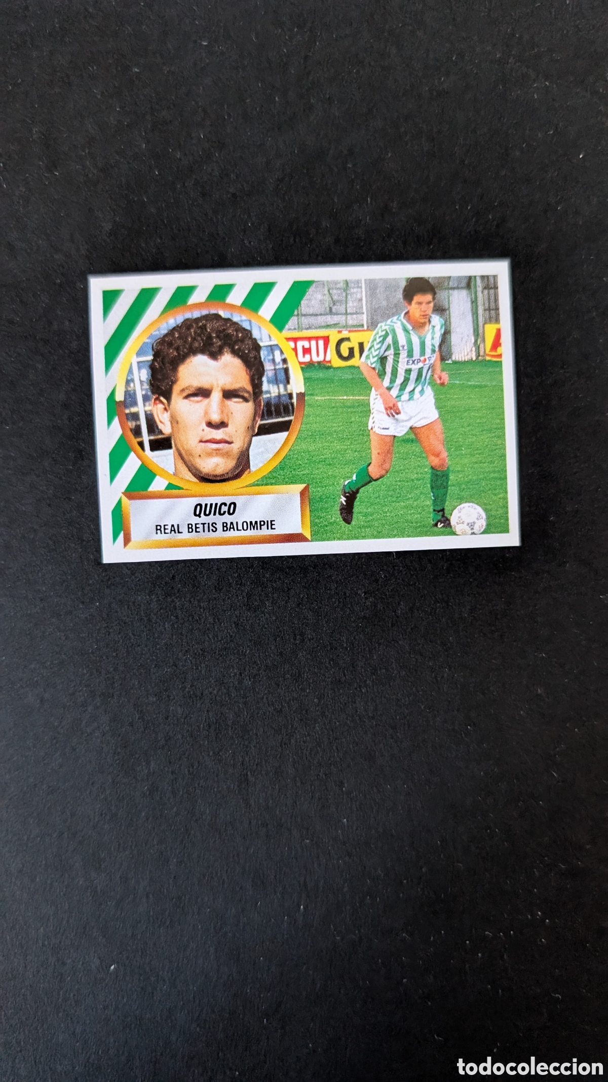 Cartes &agrave; collectionner de Football: QUICO BAJA BETIS LIGA ESTE 1988/89 88 89 RECORTADO RECUPERADO