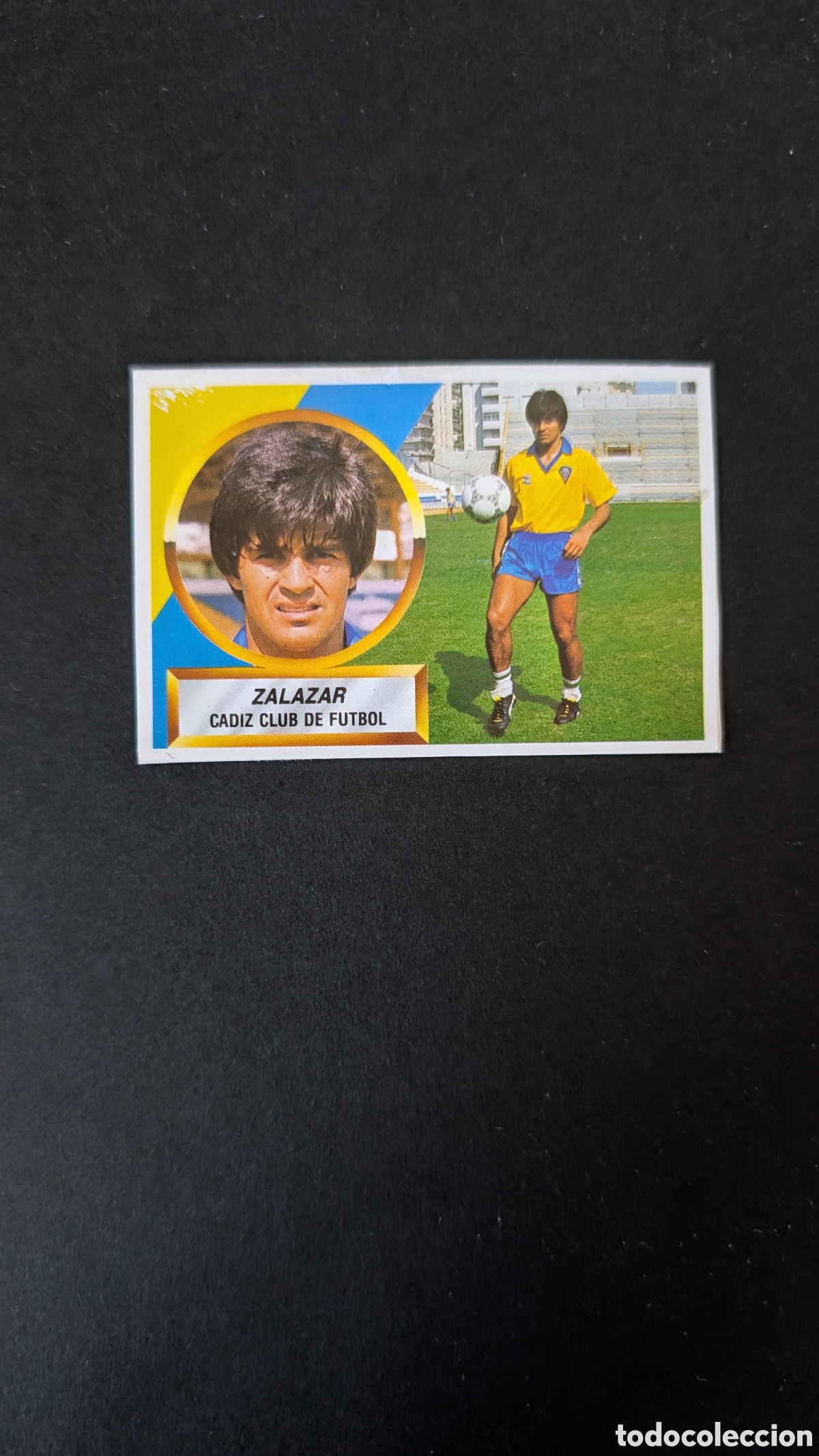 Cartes &agrave; collectionner de Football: ZALAZAR BAJA CADIZ LIGA ESTE 1988/89 88 89 RECORTADO RECUPERADO