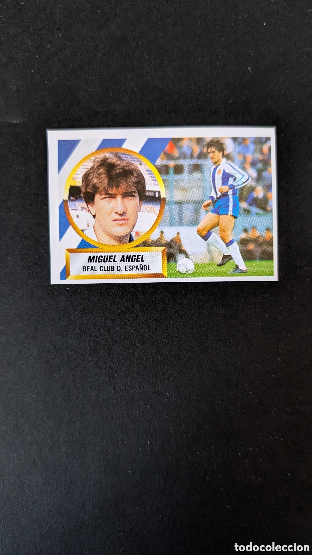Cartes &agrave; collectionner de Football: MIGUEL ANGEL ESPA&Ntilde;OL BAJA LIGA ESTE 1988/89 88 89 RECORTADO RECUPERADO