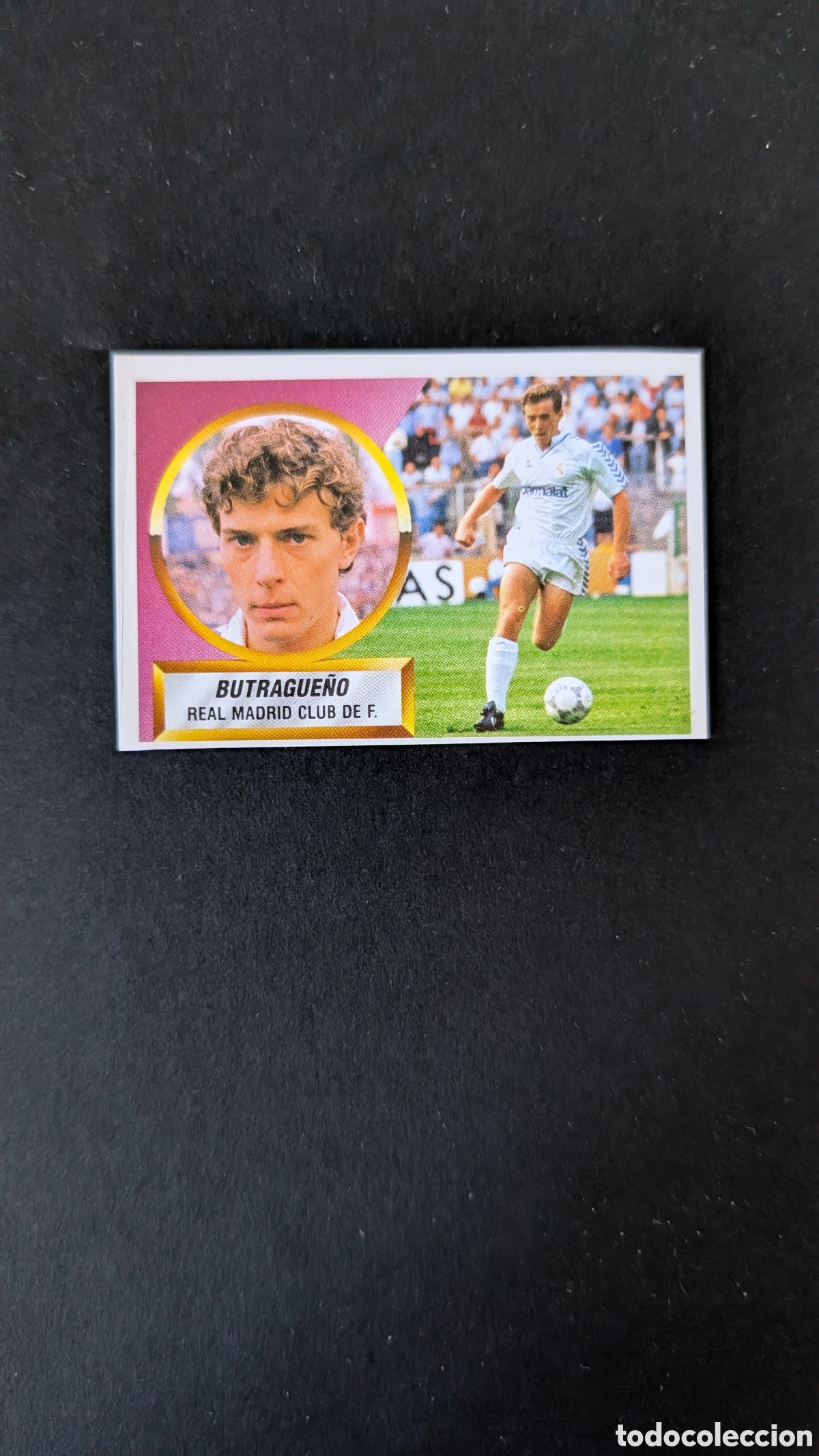 Cartes &agrave; collectionner de Football: BUTRAGUE&Ntilde;O REAL MADRID LIGA ESTE 1988/89 88 89 RECORTADO RECUPERADO
