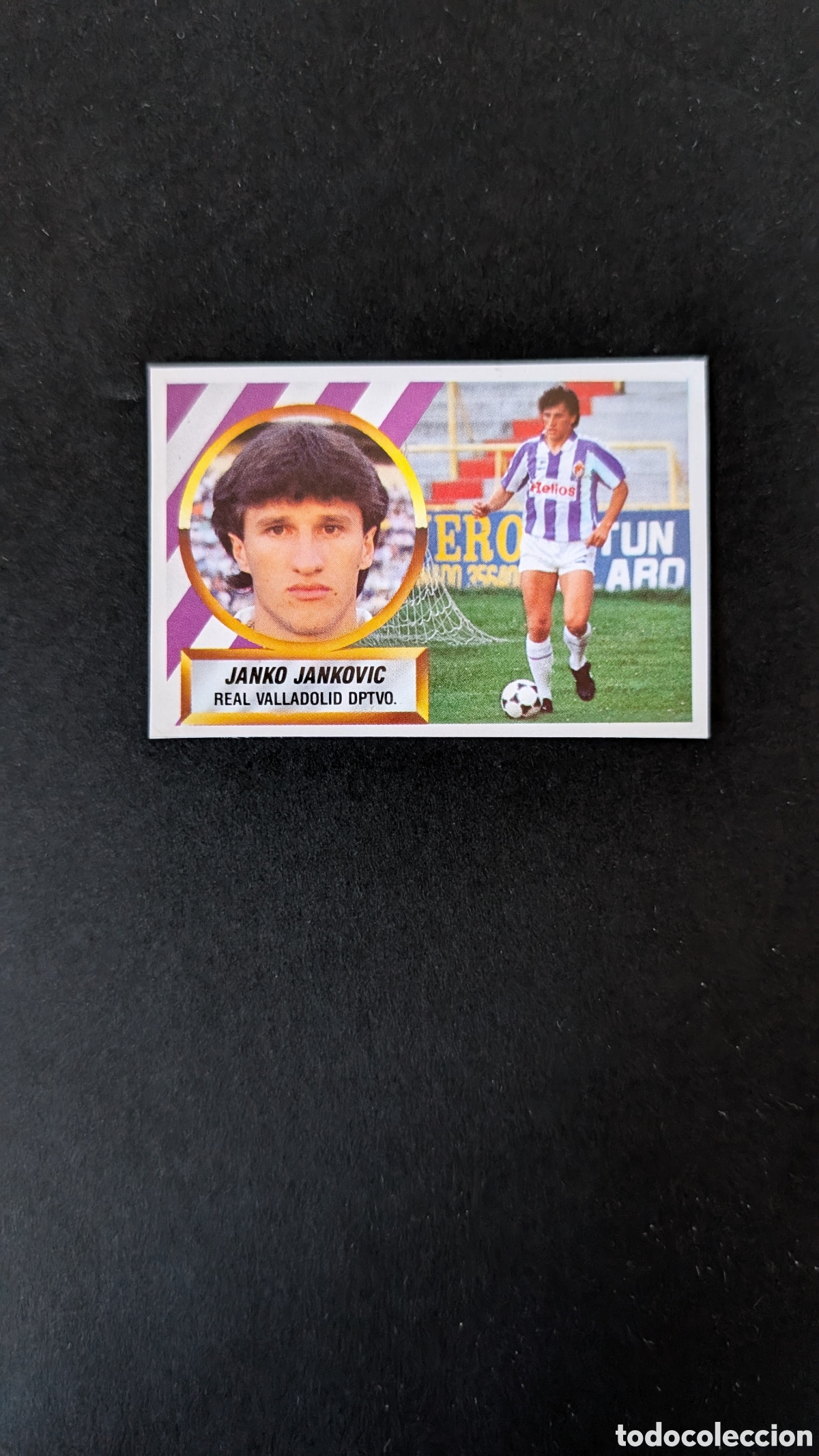 Fu&szlig;ball-Sticker: JANKO JANKOVIC VALLADOLID LIGA ESTE 1988/89 88 89 RECORTADO RECUPERADO