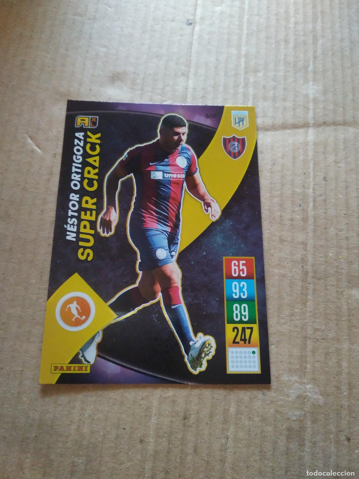 Cromos de F&uacute;tbol: 507 NESTOR ORTIGOZA SAN LORENZO CROMO FUTBOL ARGENTINO PANINI LIGA ARGENTINA 2021-2022 ADRENALYN