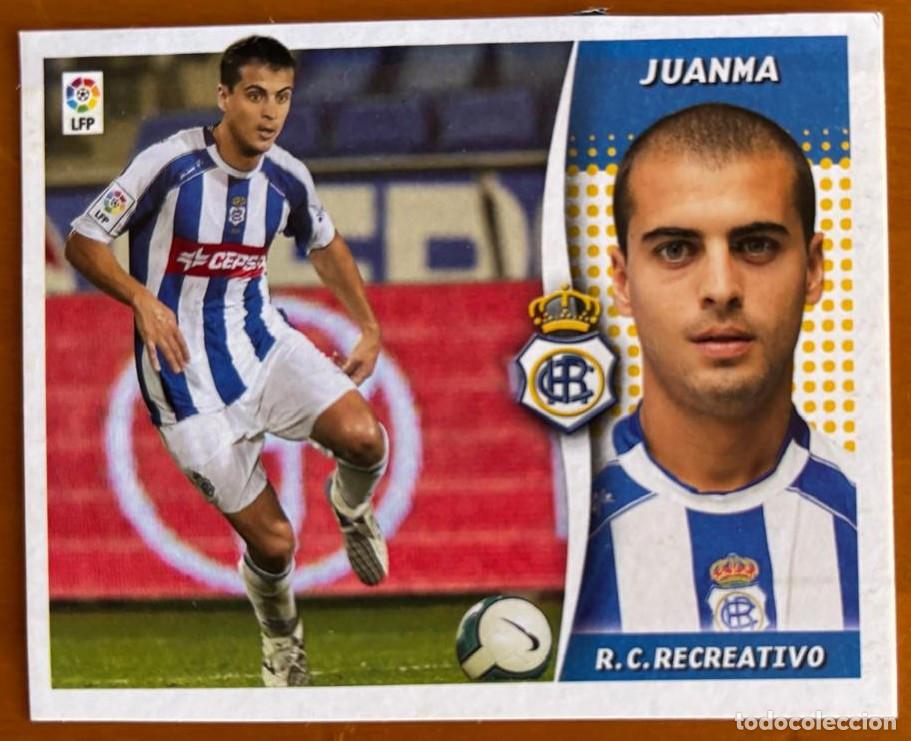 Cromos de F&uacute;tbol: EDICIONES ESTE 2006-2007 06 07 JUANMA (RECREATIVO) COLOCA VENTANILLA LEER