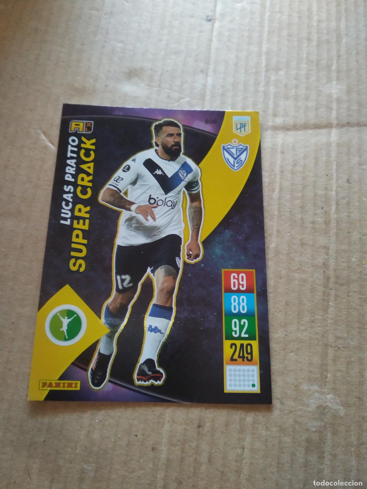 Cromos de F&uacute;tbol: 509 LUCAS PRATTO VELEZ CROMO FUTBOL ARGENTINO PANINI LIGA ARGENTINA 2021-2022 ADRENALYN