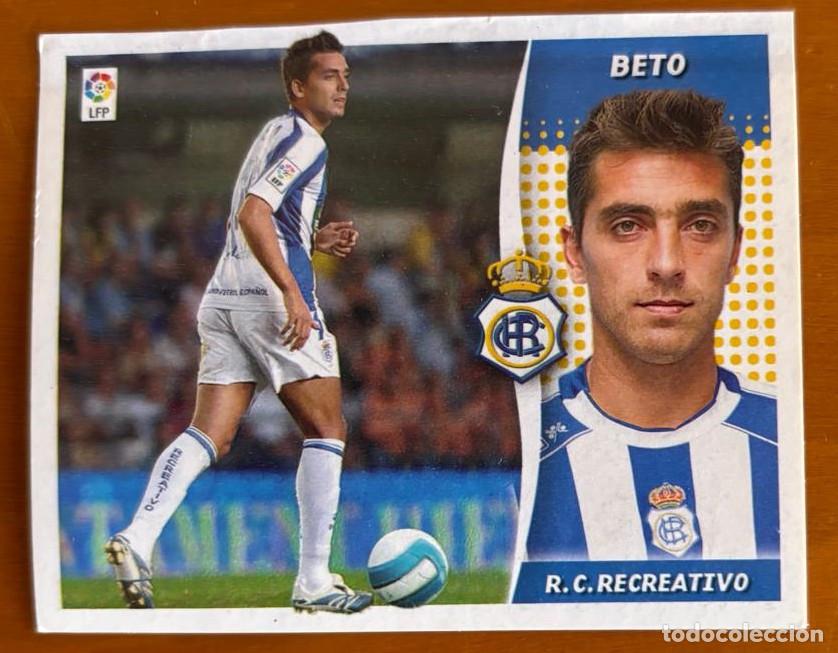 Cromos de F&uacute;tbol: EDICIONES ESTE 2006-2007 06 07 BETO (RECREATIVO) COLOCA VENTANILLA LEER