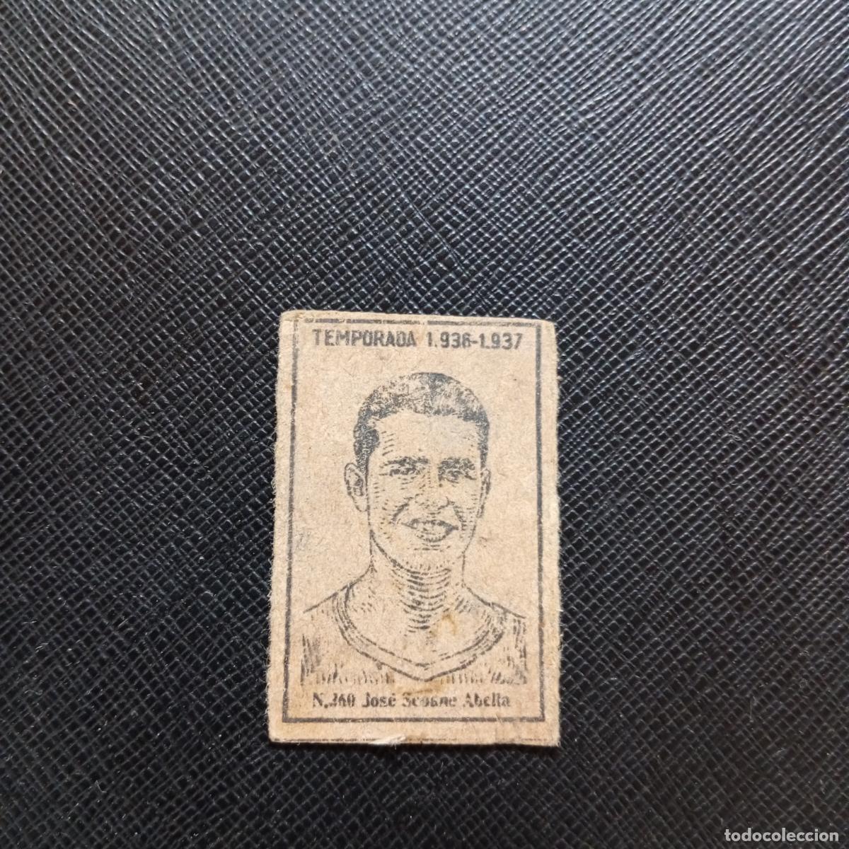 Cromos de F&uacute;tbol: 360 JOSE SEOANE ABELLA SEVILLA CERILLAS Y FOSFOROS 1936 1937 LIGA 36 37 FUTBOL CROMO - A120 PG326 B