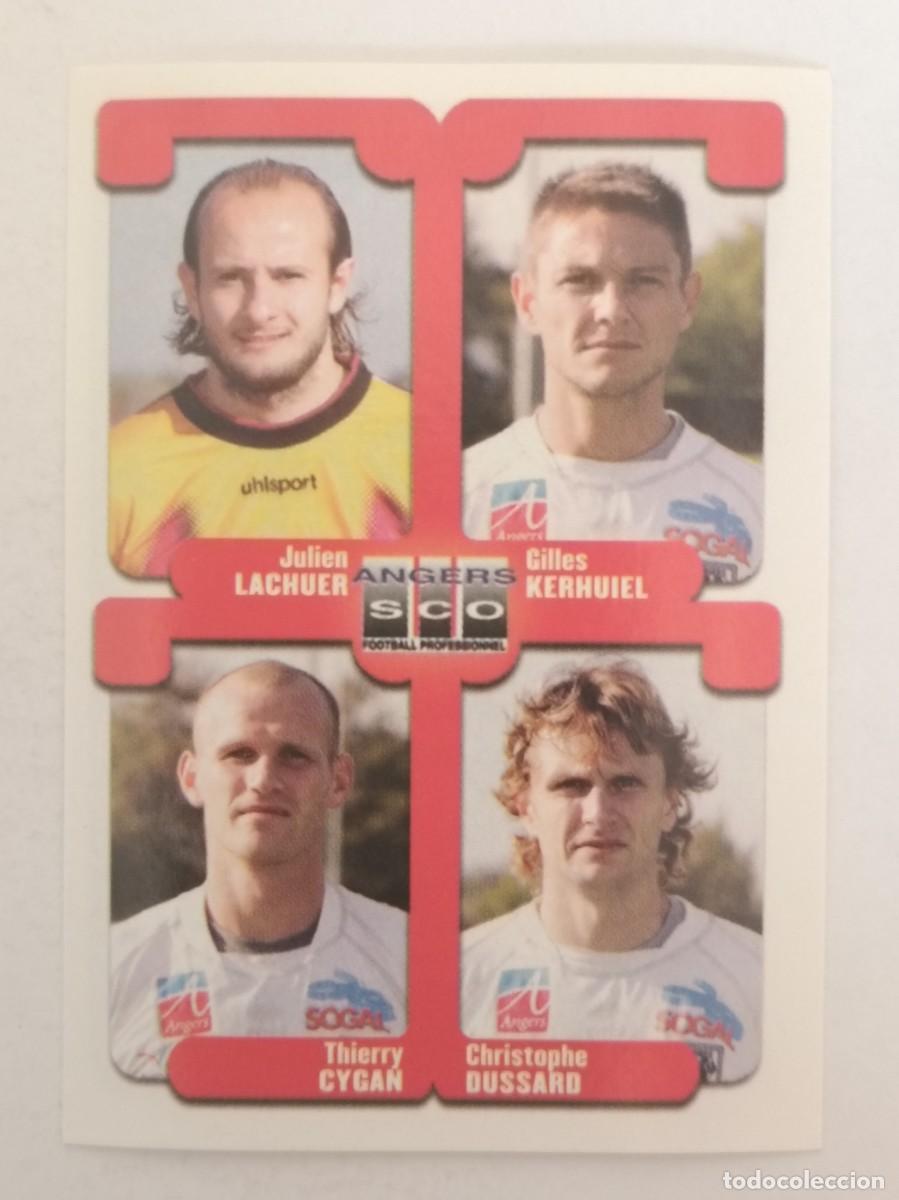 Cromos de F&uacute;tbol: #406 LACHUER-KERHUIEL-CYGAN-DUSSARD (ANGERS) LIGUE 1 FOOT 2005 PANINI