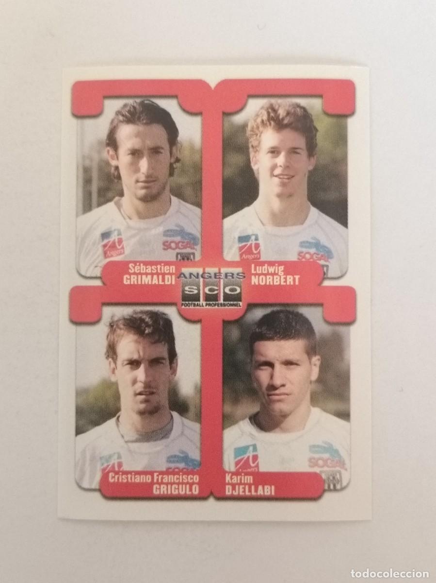 Cromos de F&uacute;tbol: #407 GRIMALDI-NORBERT-GRIGULO-DJELLABI (ANGERS) LIGUE 1 FOOT 2005 PANINI