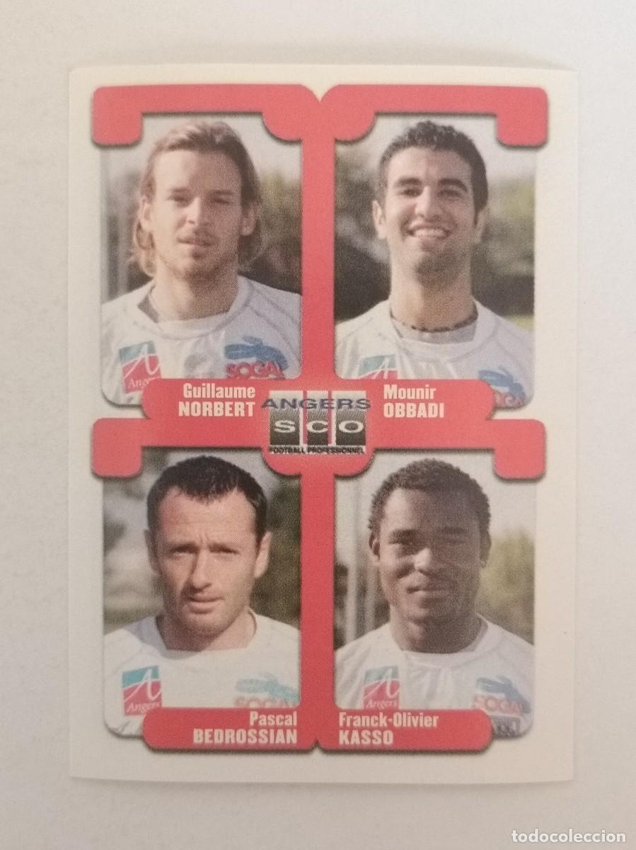 Cartes &agrave; collectionner de Football: #408 NORBERT-OBBADI-BEDROSSIAN-KASSO (ANGERS) LIGUE 1 FOOT 2005 PANINI