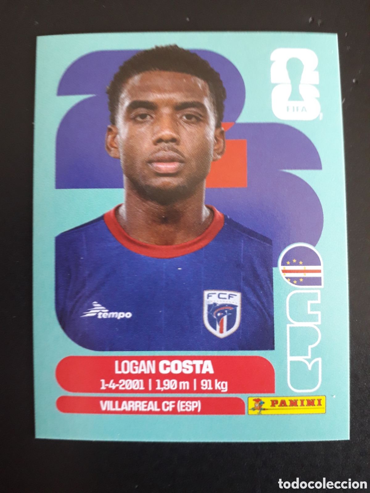 Cartes &agrave; collectionner de Football: COSTA CABO VERDE CPV 3 MUNDIAL F&Uacute;TBOL 2026 FIFA WORLD CUP PANINI SIN PEGAR PEDIDO M&Iacute;NIMO 3&euro;