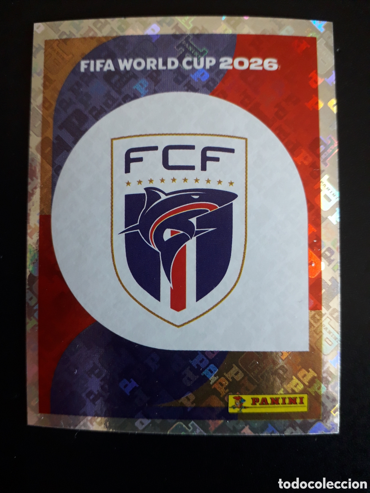 Cromos de F&uacute;tbol: ESCUDO CABO VERDE CPV 1 MUNDIAL F&Uacute;TBOL 2026 FIFA WORLD CUP PANINI SIN PEGAR PEDIDO M&Iacute;NIMO 3&euro;