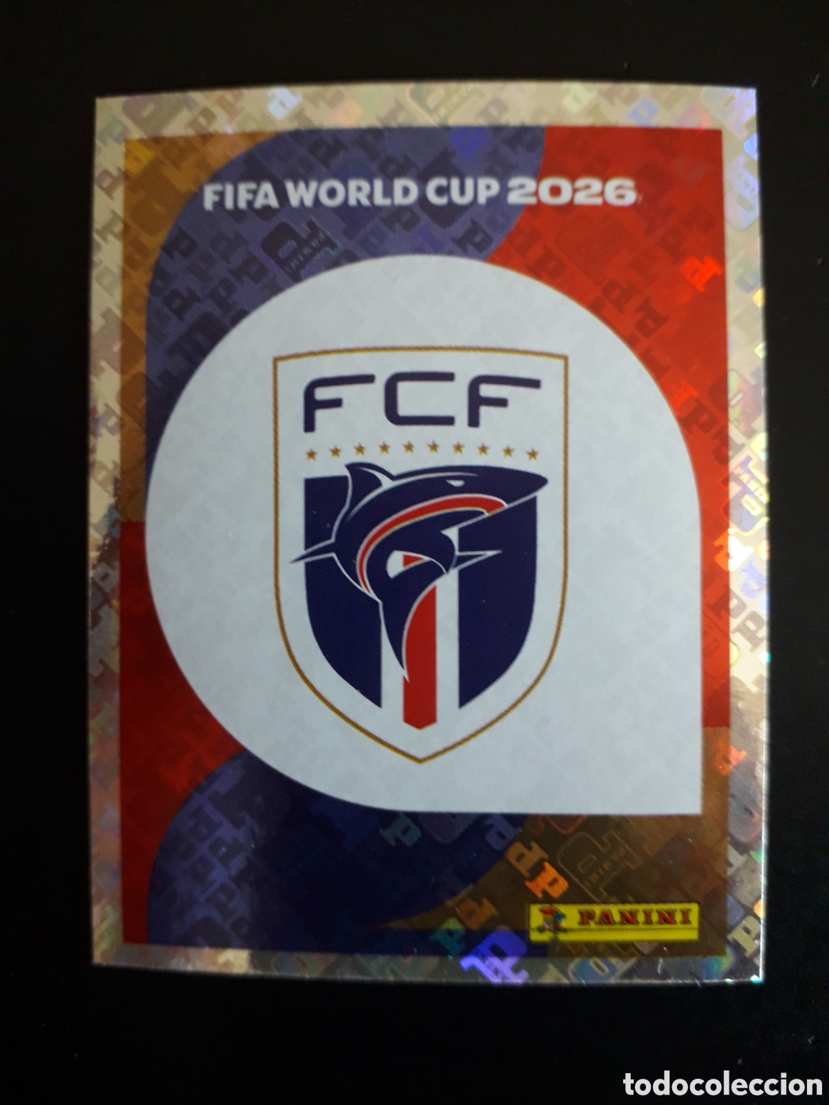 Cromos de F&uacute;tbol: ESCUDO CABO VERDE CPV 1 MUNDIAL F&Uacute;TBOL 2026 FIFA WORLD CUP PANINI SIN PEGAR PEDIDO M&Iacute;NIMO 3&euro;