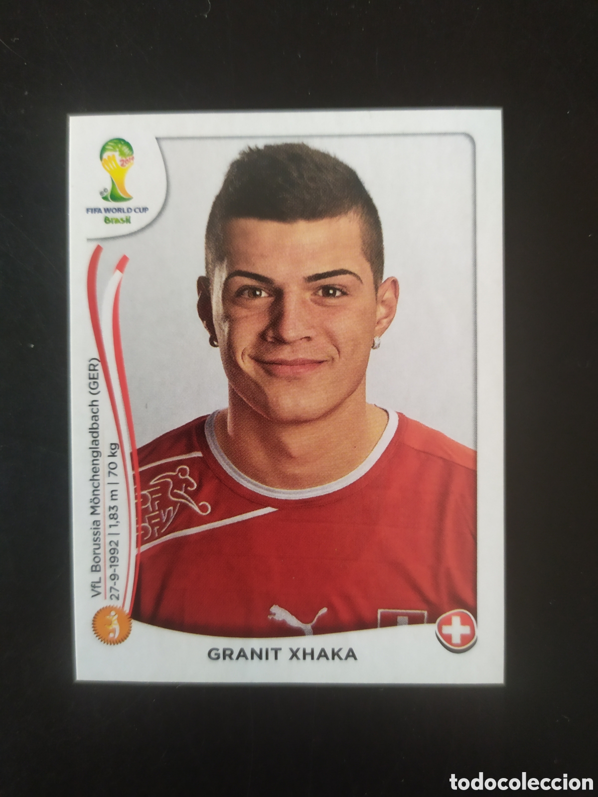 Cromos de F&uacute;tbol: Mundial FIFA Brasil 2014 panini Xhaka n&deg; 349 Suiza