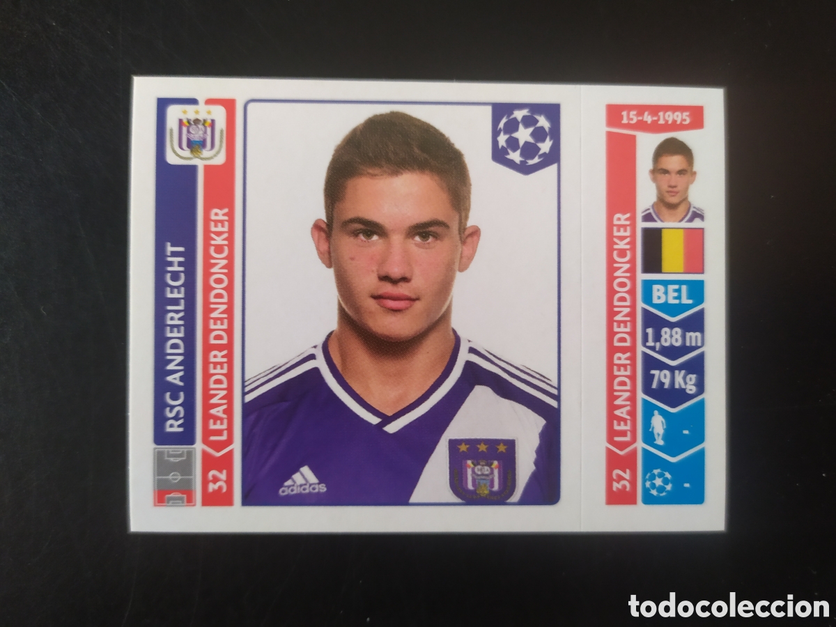 Cromos de F&uacute;tbol: UEFA Champions League 2014 2015 14 15 panini Dendoncker n&deg; 320 Anderlecht
