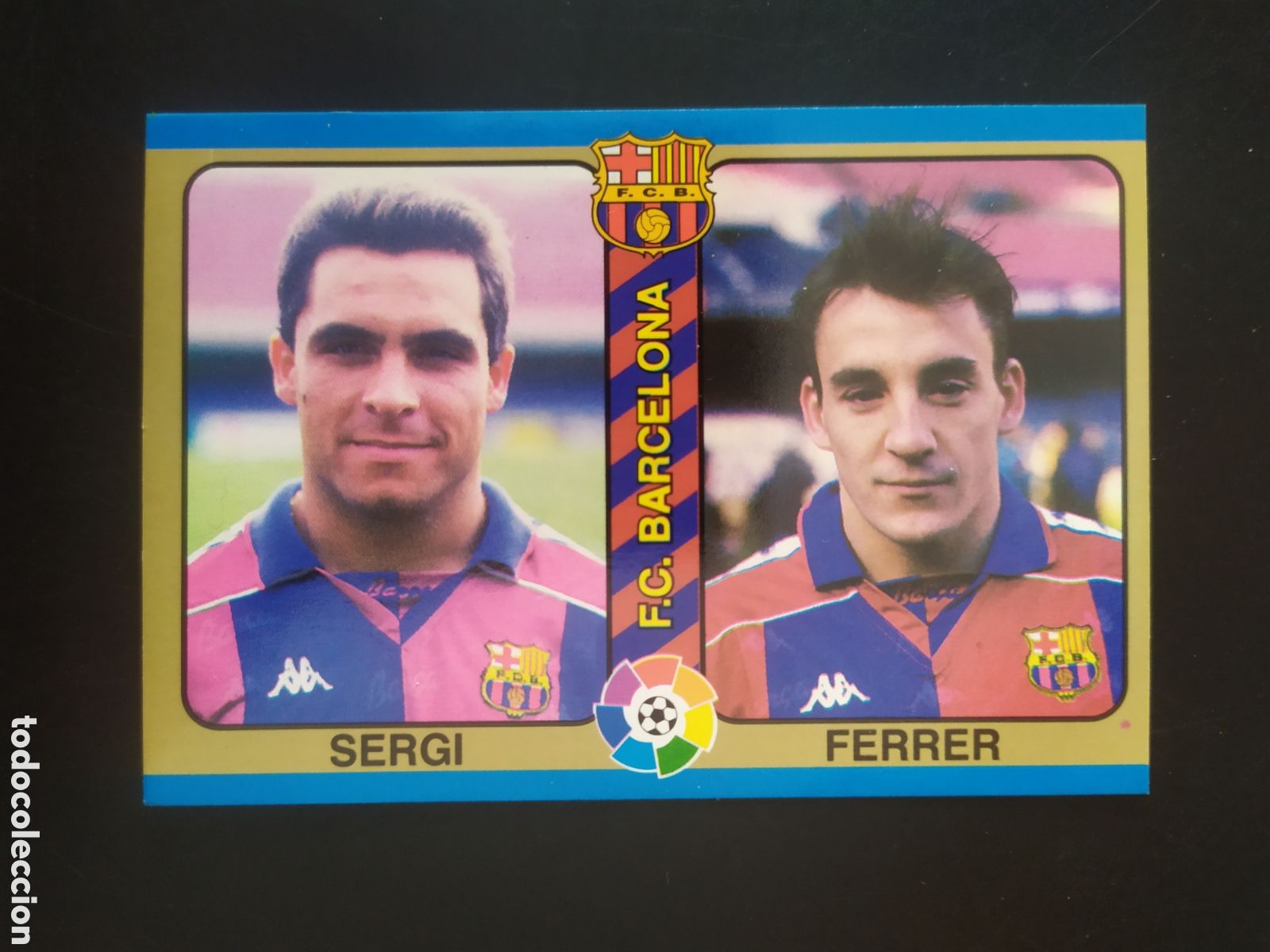 Cromos de F&uacute;tbol: Mundicromo futbol total 1994 1995 94 95 Sergi Ferrer n&deg; 2 Barcelona