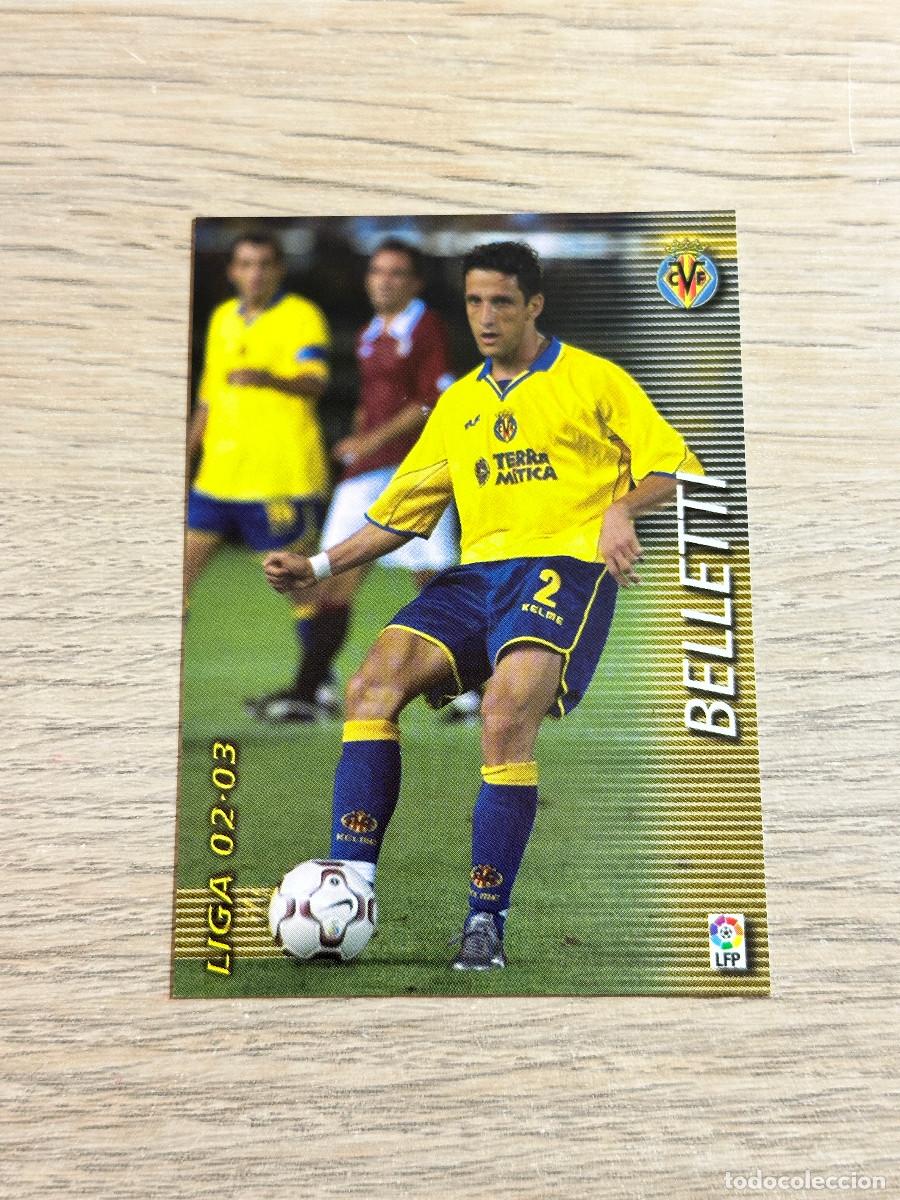 Cromos de F&uacute;tbol: BELLETTI n&ordm; 347 VILLARREAL MEGAFICHAS 2002 2003 MEGACRACKS PANINI 02 03