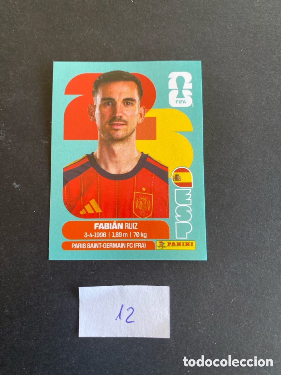 Cromos de F&uacute;tbol: Cromo Espa&ntilde;a Mundial 2026 N* 12 nuevo