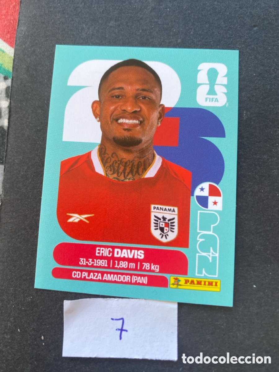 Cromos de F&uacute;tbol: Cromo Panama Mundial 2026 N* 7 nuevo
