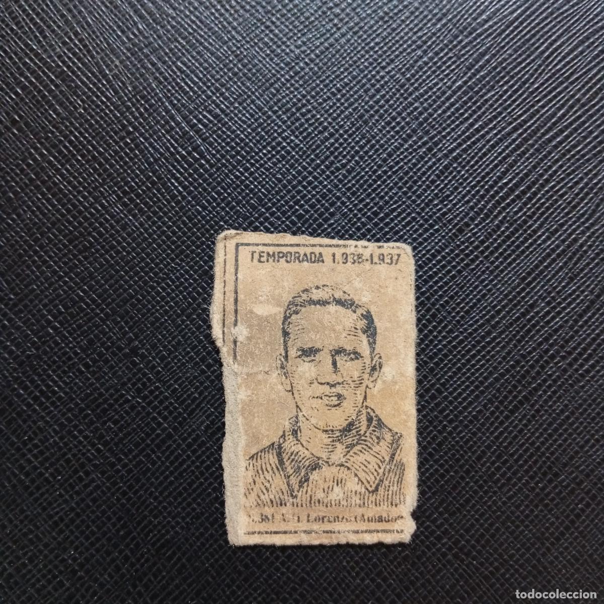 Cromos de F&uacute;tbol: 381 AMADOR LORENZO VALENCIA CERILLAS Y FOSFOROS 1936 1937 LIGA 36 37 CROMO - A120 PG469
