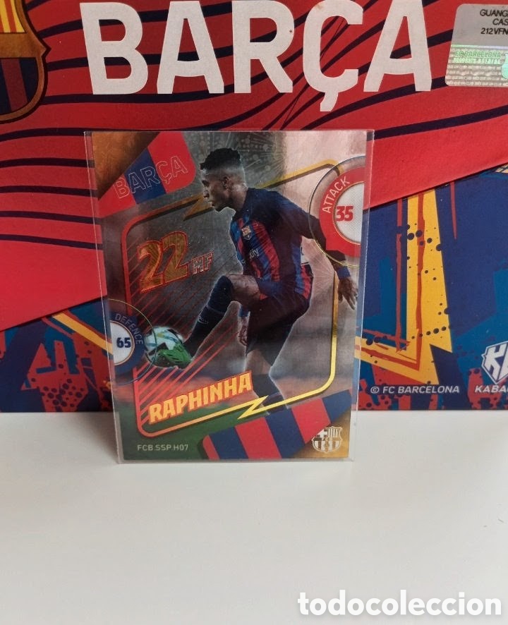 Cromos de F&uacute;tbol: Carta raphinha numera