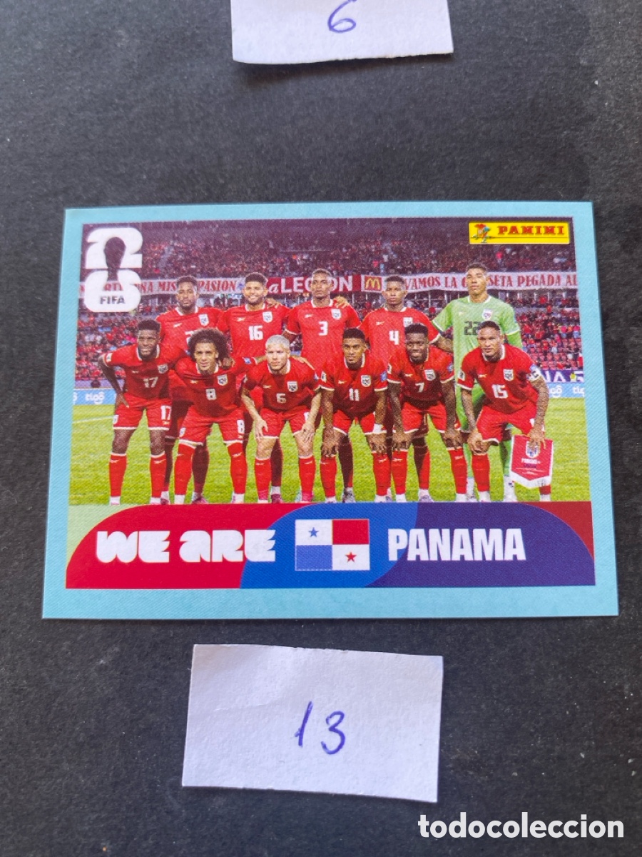 Cromos de F&uacute;tbol: Cromo Panama Mundial 2026 N* 13 nuevo