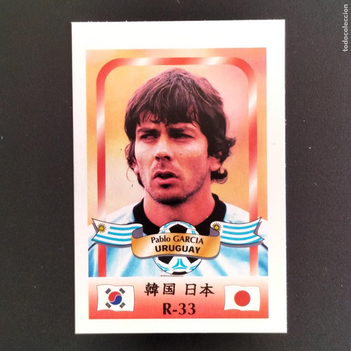 Cromos de F&uacute;tbol: 33 PABLO GARCIA URUGUAY CROMOS FIFA WORLD CUP KOREA JAPAN 2002 COREA JAPON 02 REYAUCA