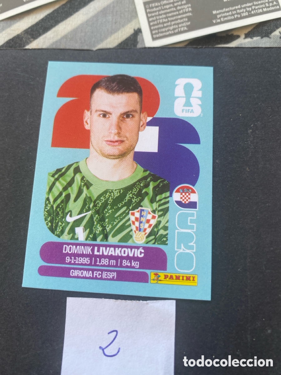 Cromos de F&uacute;tbol: Cromo Croacia Mundial 2026 N* 2 nuevo