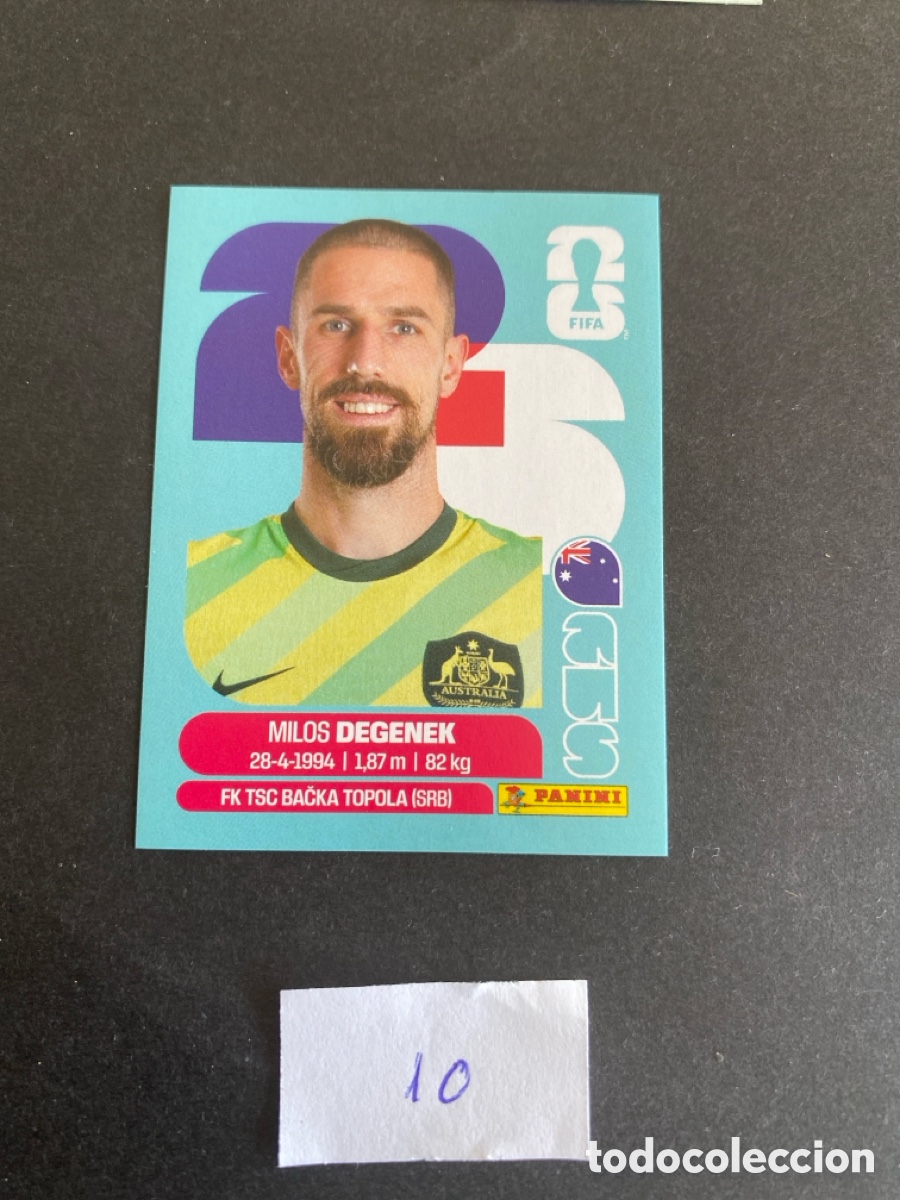Cromos de F&uacute;tbol: Cromo Australia Mundial 26 N* 10 nuevo