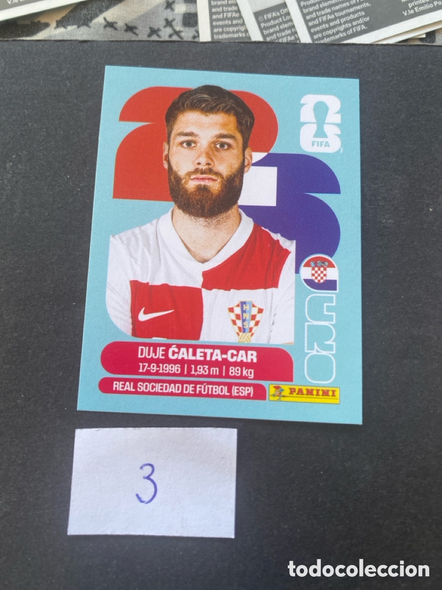 Cromos de F&uacute;tbol: Cromo Croacia Mundial 2026 N* 3 nuevo