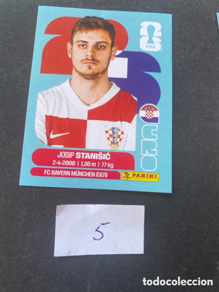 Cromos de F&uacute;tbol: Cromo Croacia Mundial 2026 N* 5 nuevo