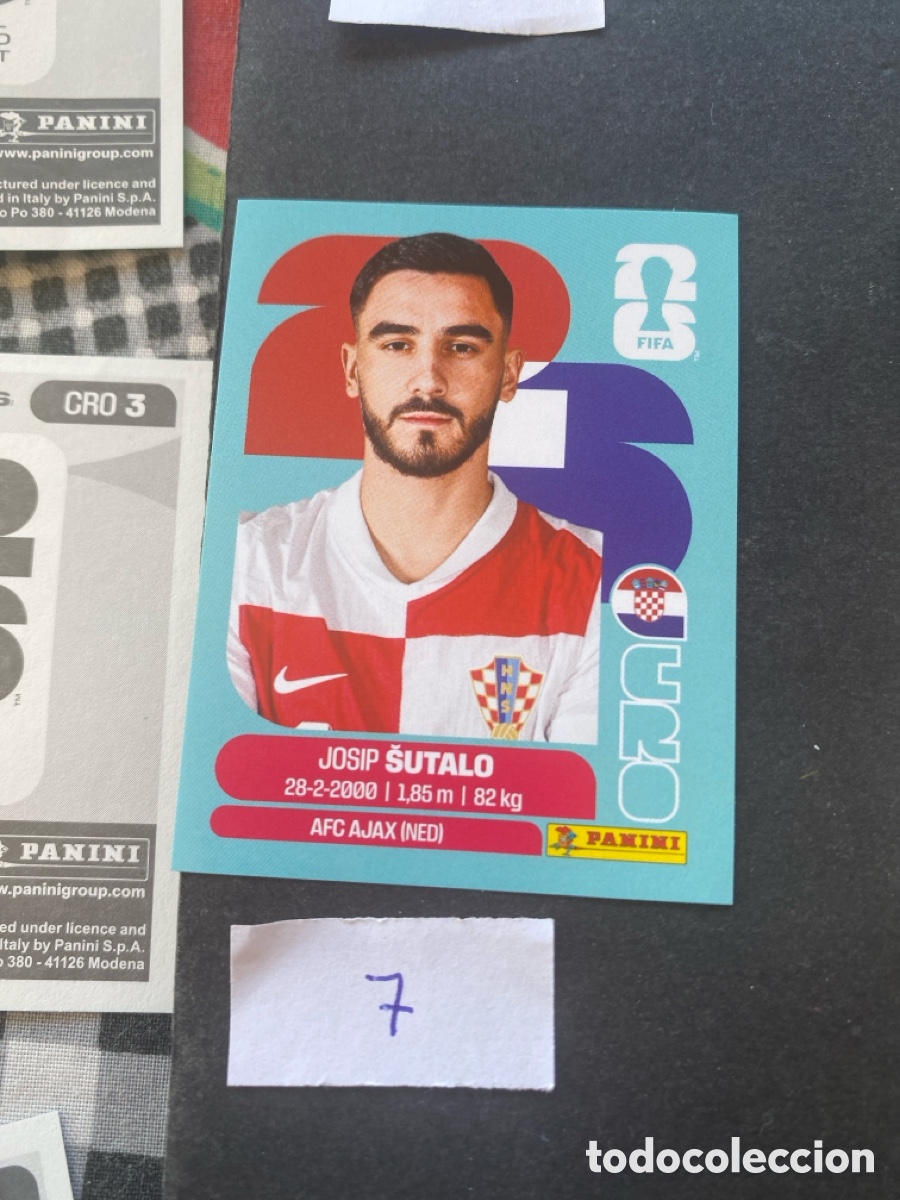 Cromos de F&uacute;tbol: Cromo Croacia Mundial 2026 N* 7 nuevo